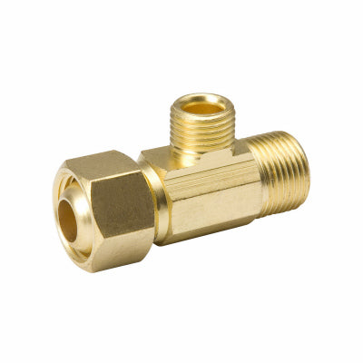 MUELLER STREAMLINE COMPANY, BK Products ProLine 3/8 in. Compression Sizes X 3/8 in. D MPT Brass Tee