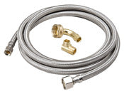 MUELLER STREAMLINE COMPANY, BK Products ProLine 3/8 in. FIP Sizes X 3/8 in. D FIP 48 in. Stainless Steel Dishwasher Supply Line