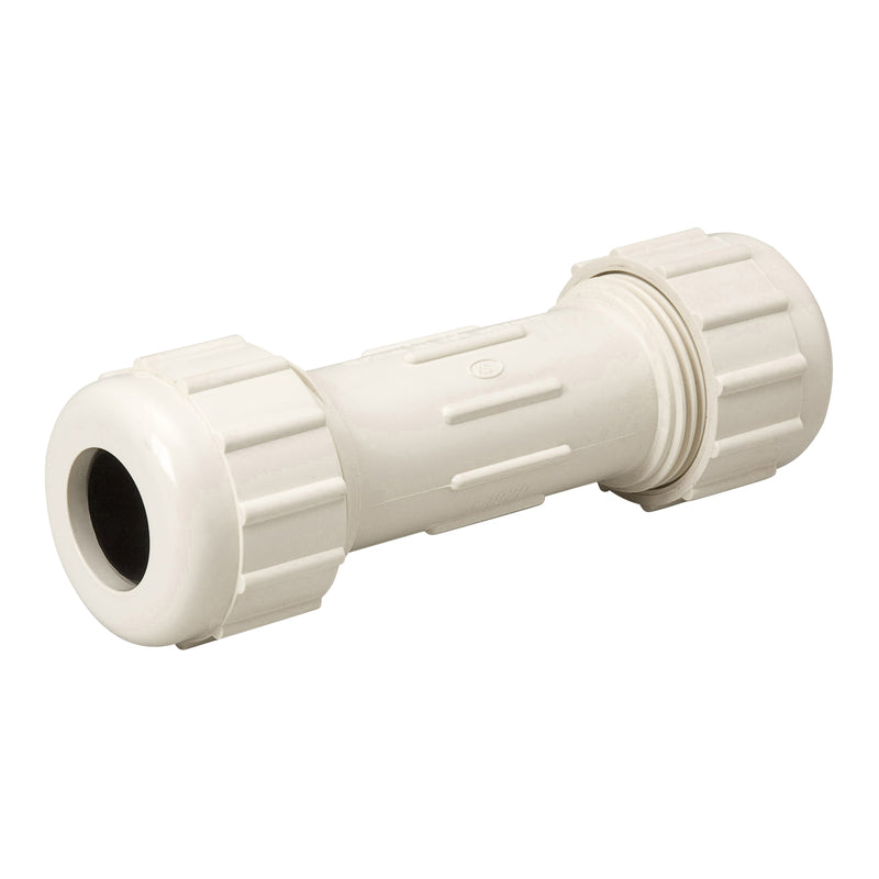 MUELLER STREAMLINE COMPANY, BK Products ProLine Schedule 40 1/2 in. Compression each X 1/2 in. D Compression CPVC Coupling