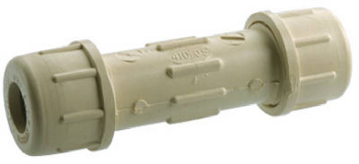 MUELLER STREAMLINE COMPANY, BK Products ProLine Schedule 40 1/2 in. Compression each X 1/2 in. D Compression CPVC Coupling