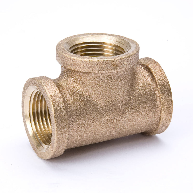 MUELLER STREAMLINE COMPANY, BK Products Southland 1/4 in. FIP Sizes X 1/4 in. D FIP Red Brass Tee