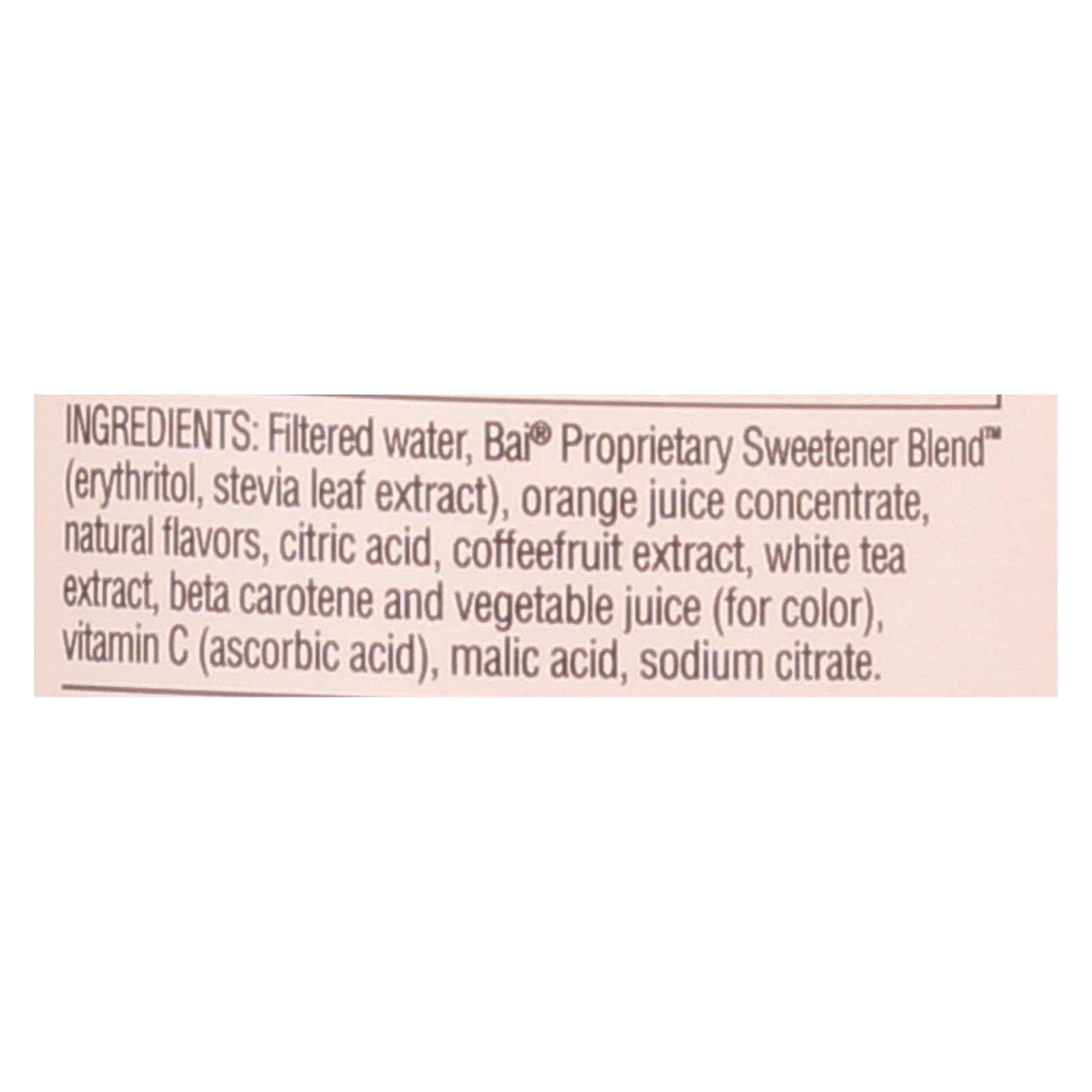 Bai, BaiÂ® Antioxidant Beverage - Case of 12 - 18 FZ (Pack of 12)