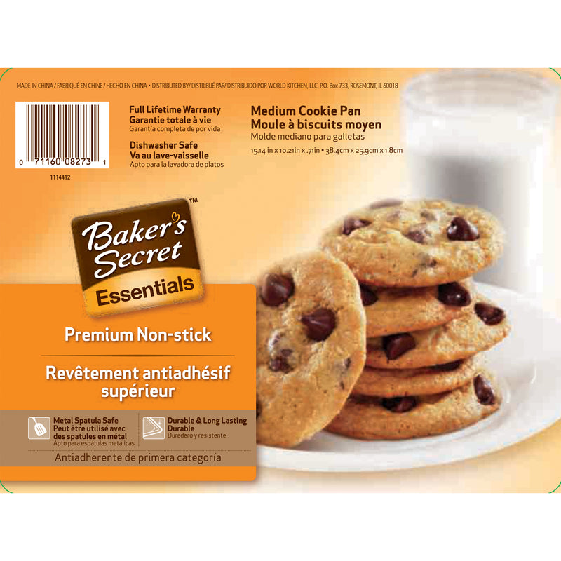 Bakers Secret, Bakers Secret 1114412 Medium Baker's Secret® Cookie Sheets