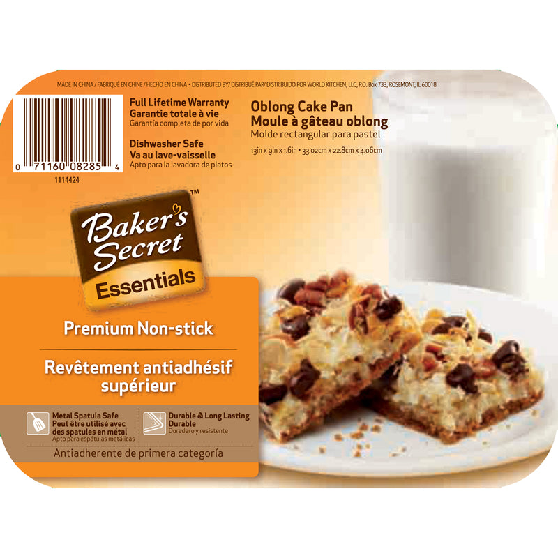 Bakers Secret, Bakers Secret 1114424 Baker's Secret® Oblong Pan