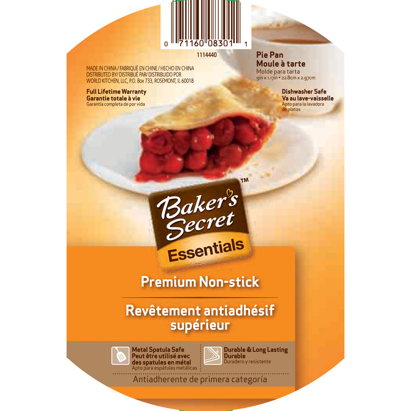 Bakers Secret, Bakers Secret 1114440 Baker's Secret® Pie Pan