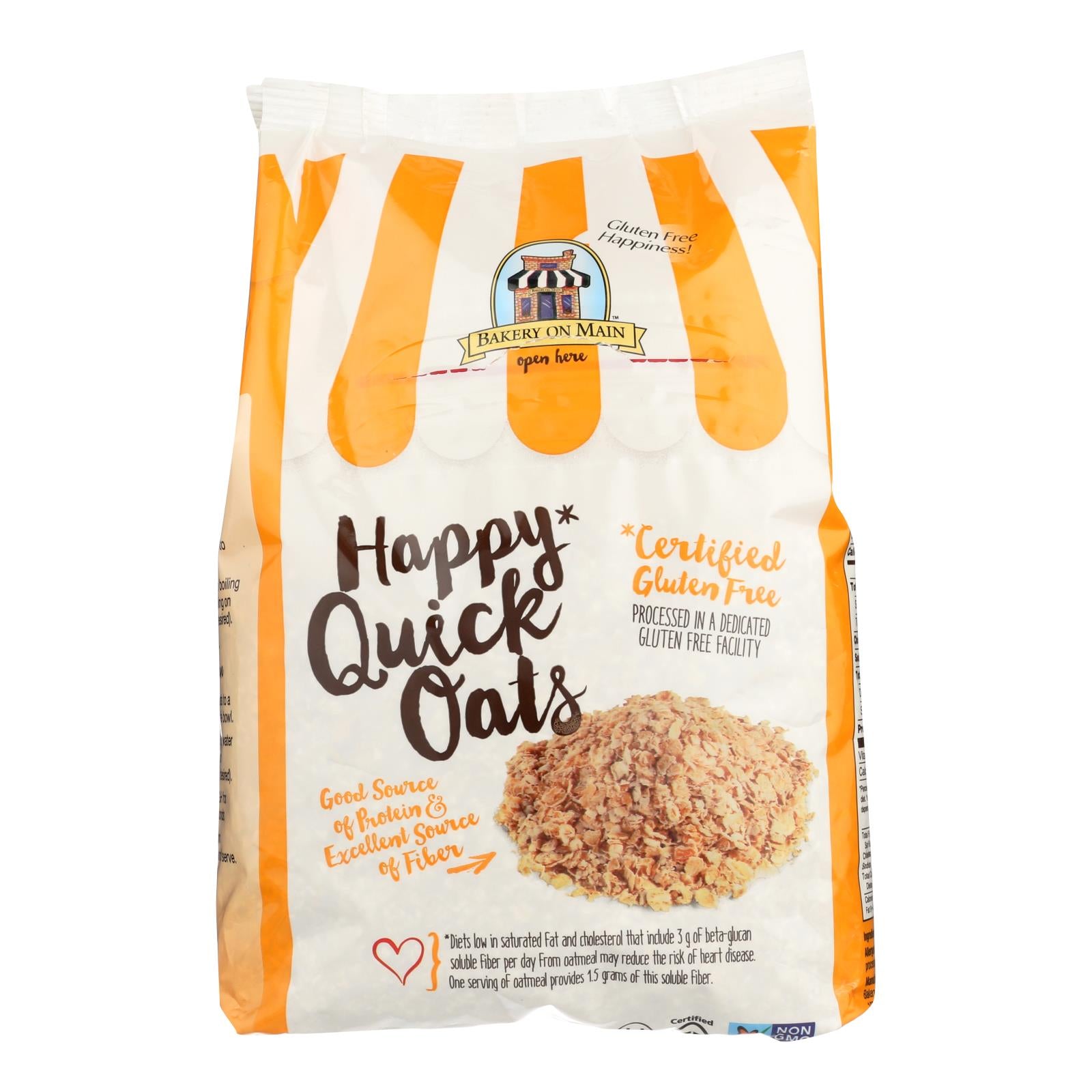 Bakery On Main, Bakery On Main Happy Quick Oats - Case of 4 - 24 oz. (Pack of 4)