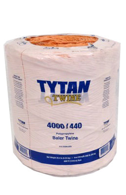 TYTAN, Baler Twine, Orange Poly, 440-Knot Strength, 4,000-Ft. Spool