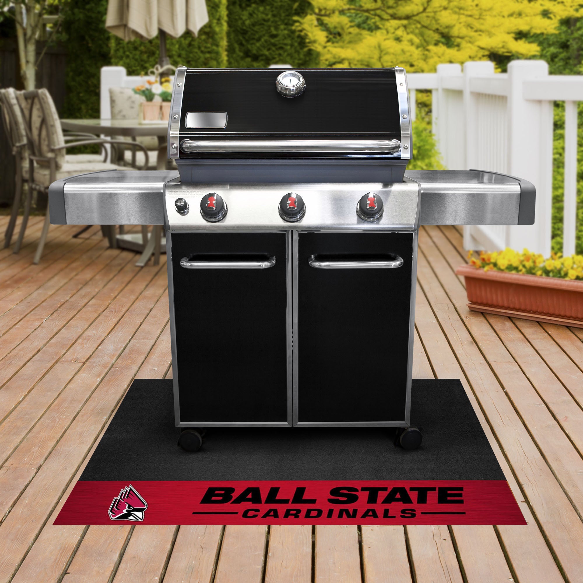 FANMATS, Ball State University Grill Mat - 26in. x 42in.
