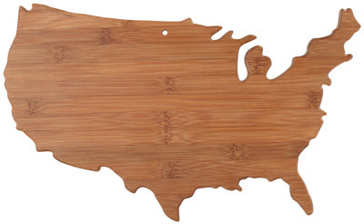 Totally Bamboo, Bamboo Cutting Board, USA-Shape