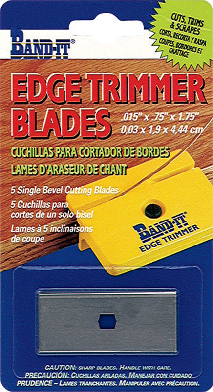 THE CLOVERDALE COMPANY INC, Band-It Edge Trimmer Replacement Blades 1.75 L x 0.75 W x 0.015 Thick in.