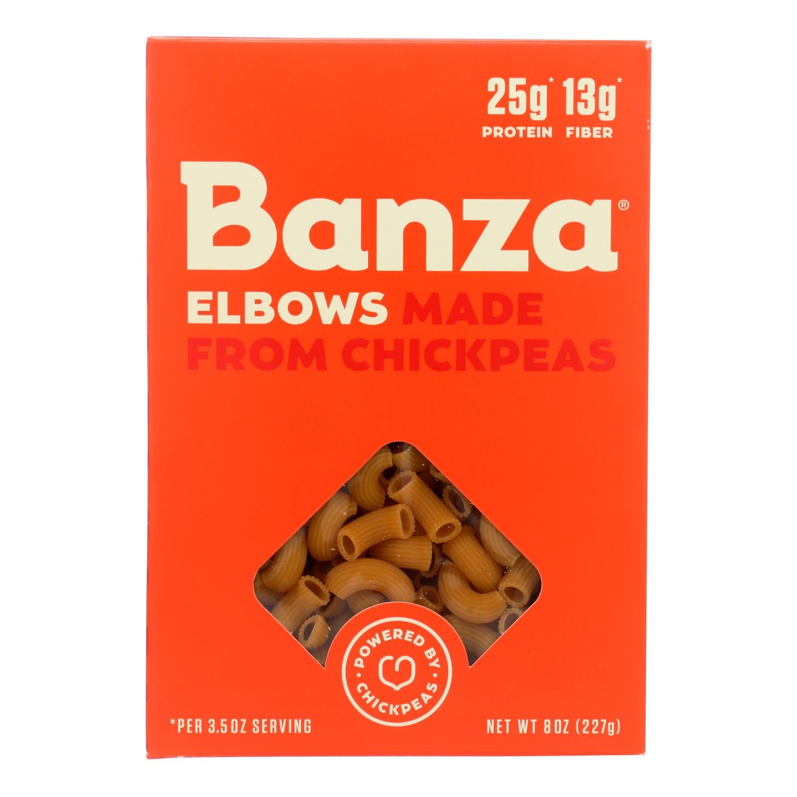 Banza, Banza - Chickpea Pasta - Case of 6 - 8 oz. (Pack of 6)