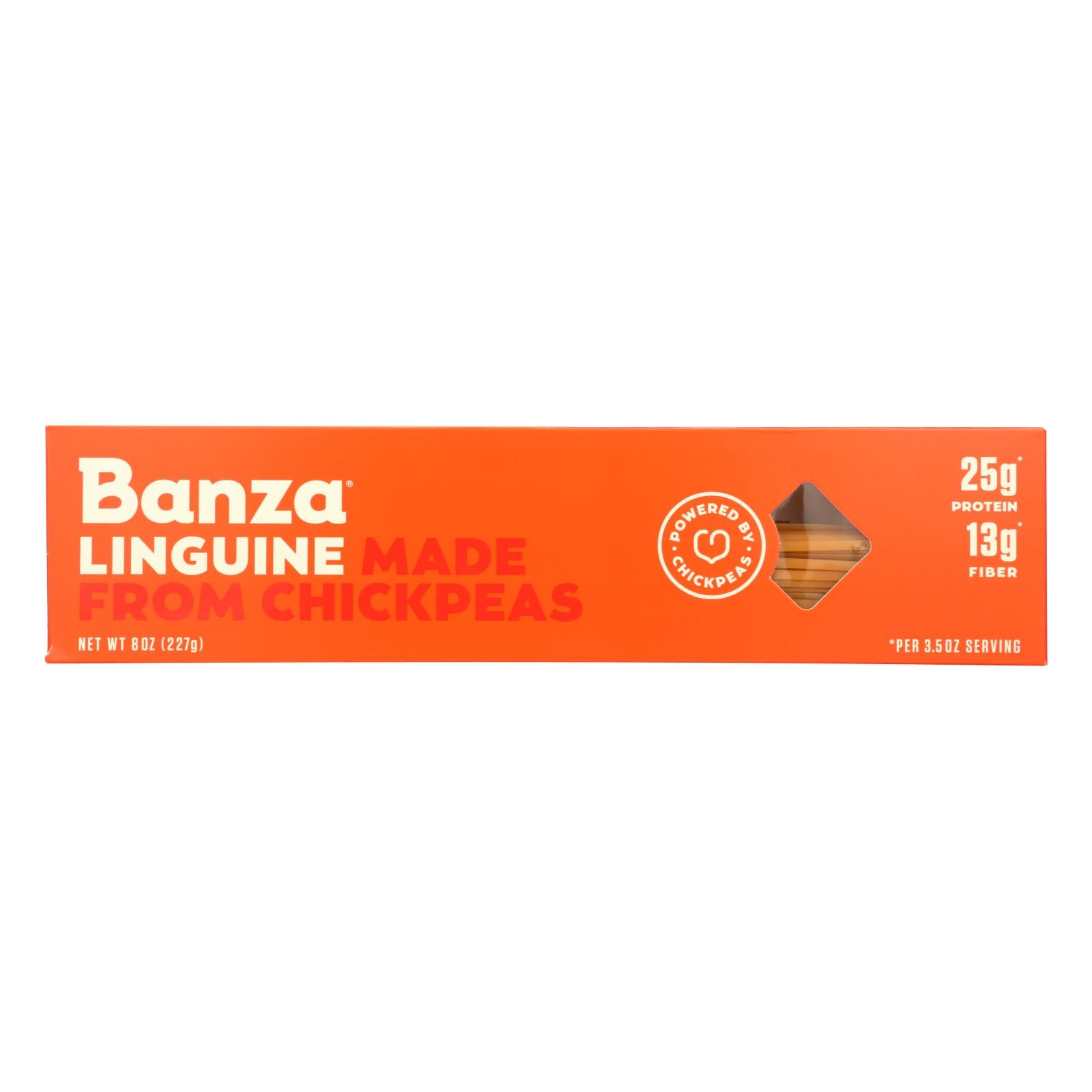 Banza, Banza - Chickpea Pasta - Linguine - Case of 12 - 8 oz. (Pack of 12)
