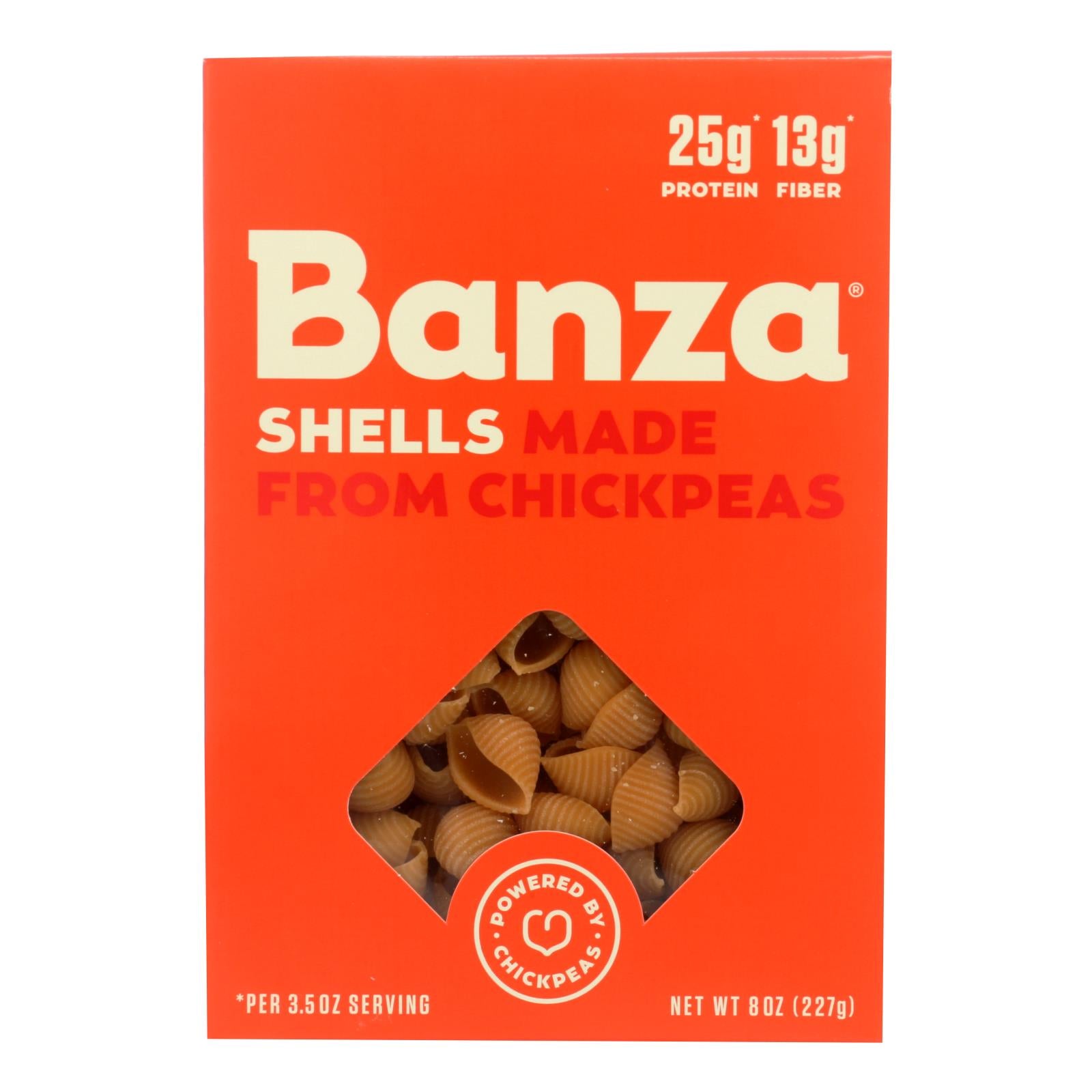 Banza, Banza - Pasta Chickpea Shells - Case of 6 - 8 oz. (Pack of 6)
