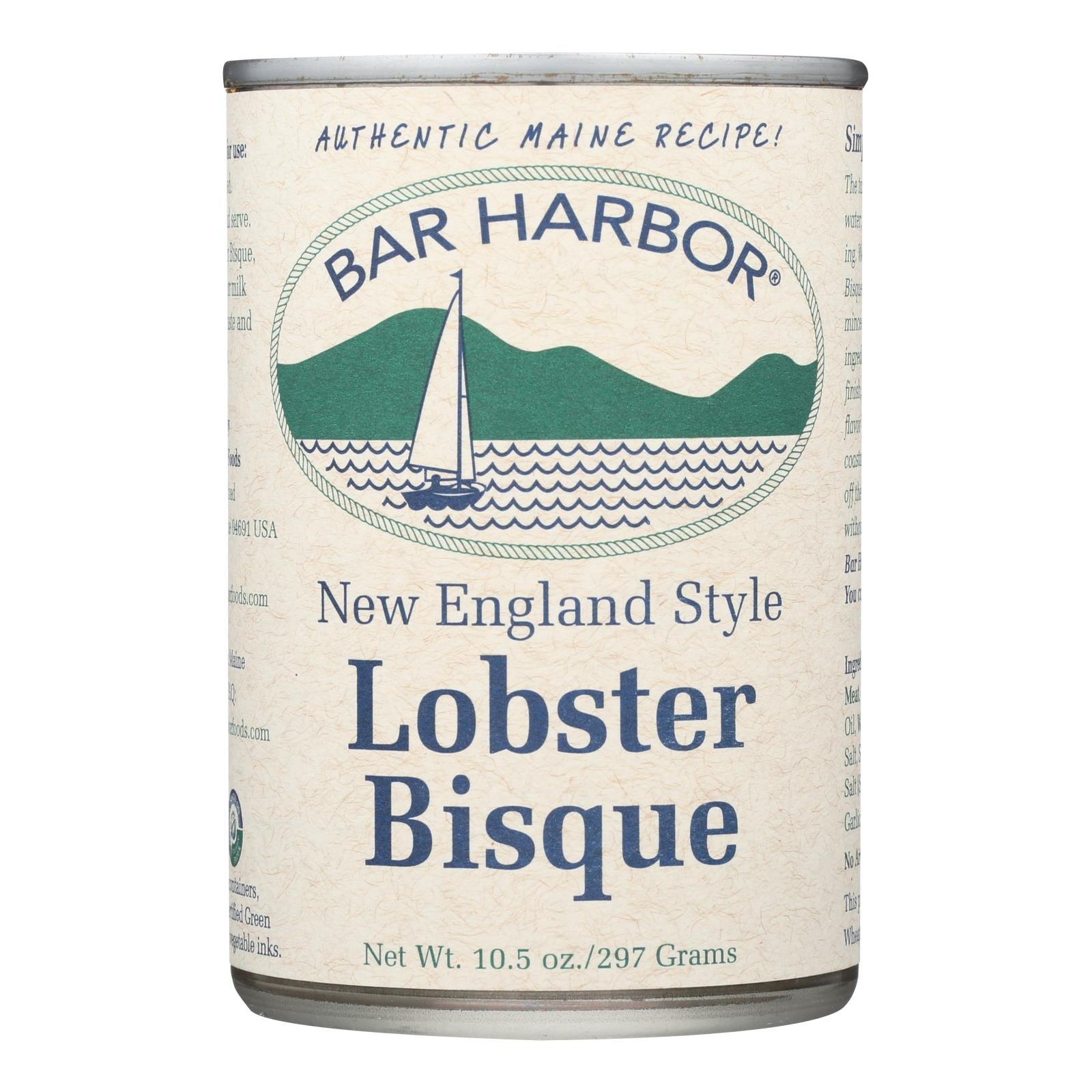 Bar Harbor, Bar Harbor - New England Style Lobster Bisque - Case of 6 - 10.5 oz. (Pack of 6)