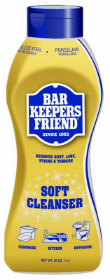 SERVAAS LABORATORIES INC, Bar Keepers Friend No Scent Hard Surface Cleaner 26 oz Gel