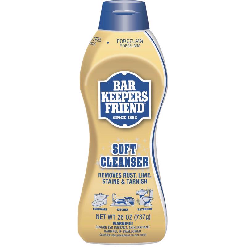 SERVAAS LABORATORIES INC, Bar Keepers Friend No Scent Hard Surface Cleaner 26 oz Gel