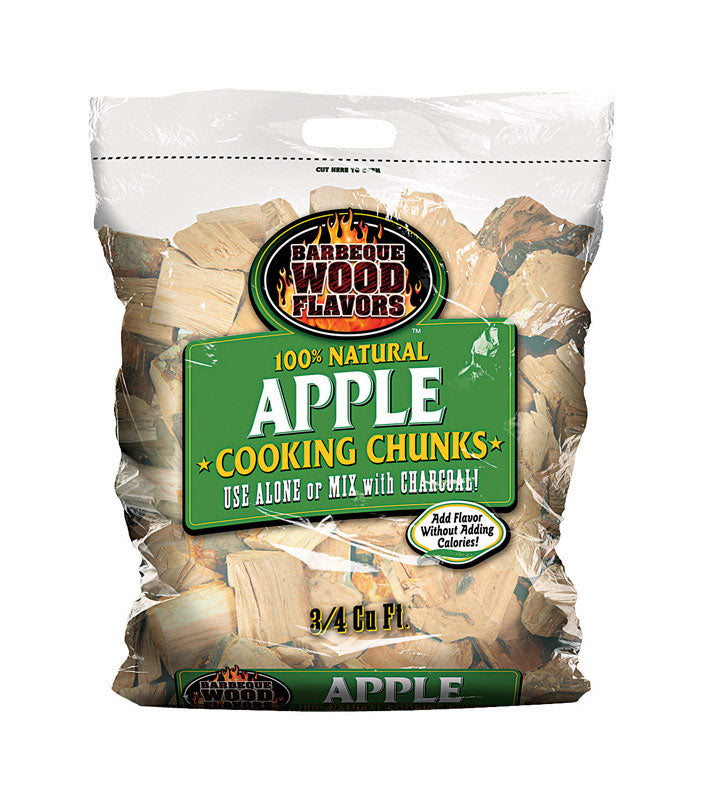 BOOM BOOM LLC, Barbeque Wood Flavors  Apple  Cooking Chunks  0.75 cu. ft.