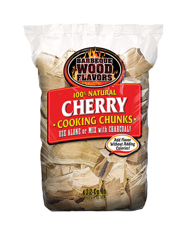 BOOM BOOM LLC, Barbeque Wood Flavors  Cherry  Cooking Chunks  432 cu. in.