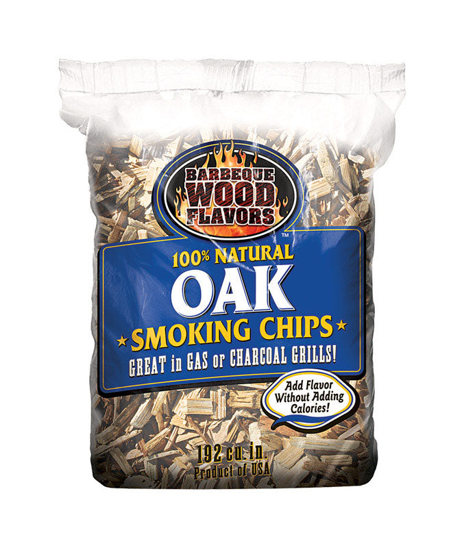 BOOM BOOM LLC, Barbeque Wood Flavors  Oak  Wood Smoking Chips  192 cu. in. (Pack of 12)