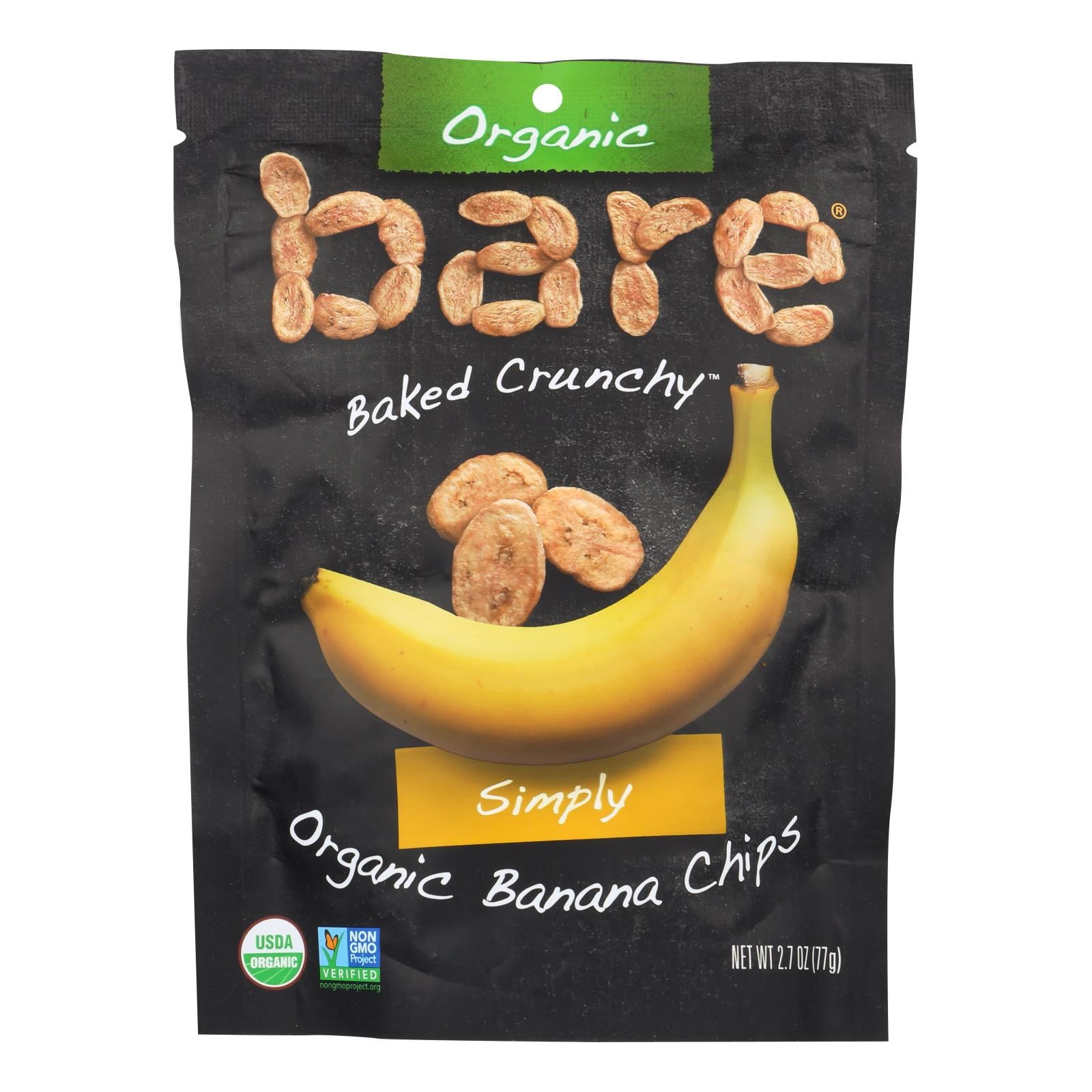Bare Fruit, Bare Fruit Banana Chips - Original - Case of 12 - 2.7 oz. (Pack of 12)