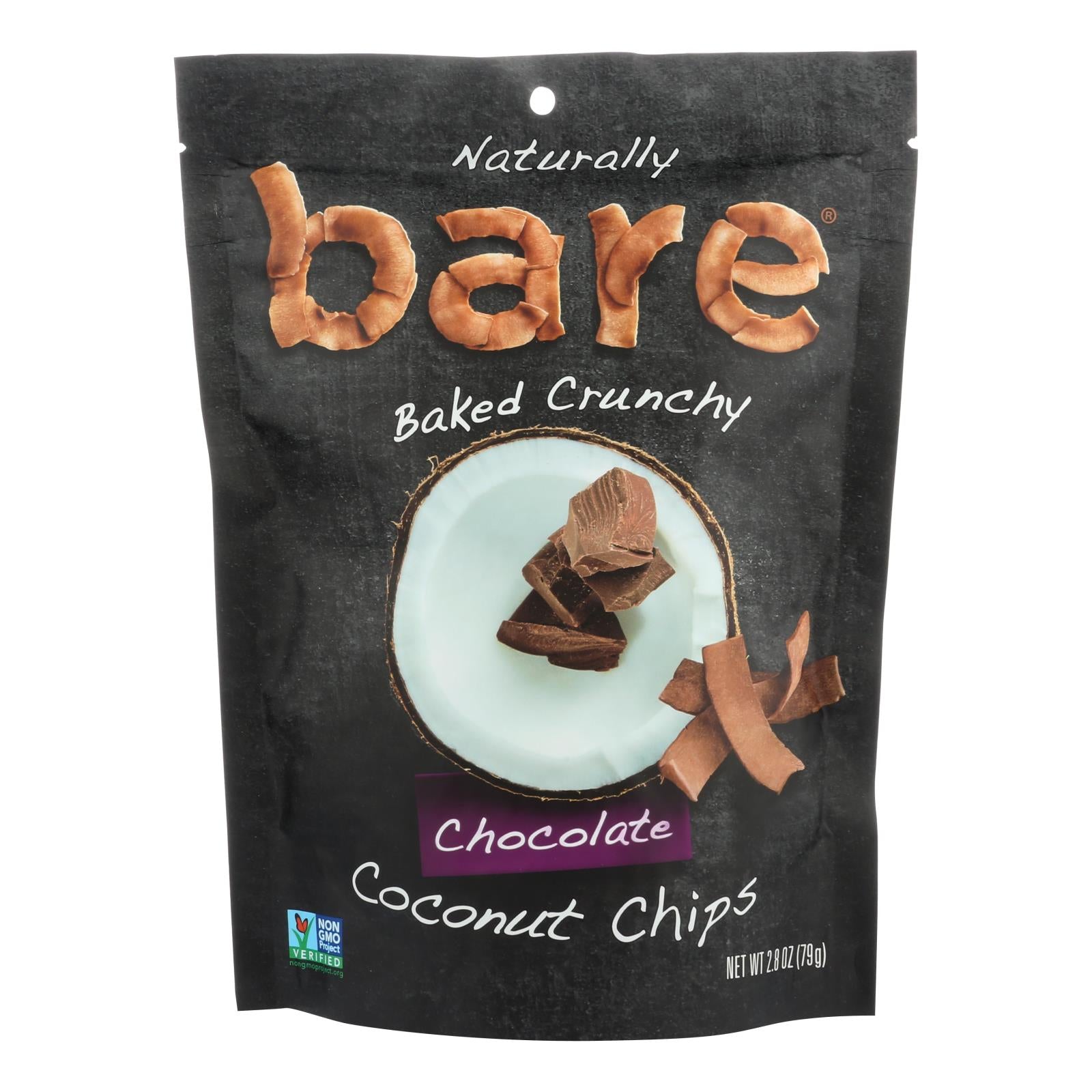 Bare Fruit, Bare Fruit Bare Fruit Coconut Chips - Choco Bliss - Case of 12 - 2.8 oz. (Pack of 12)