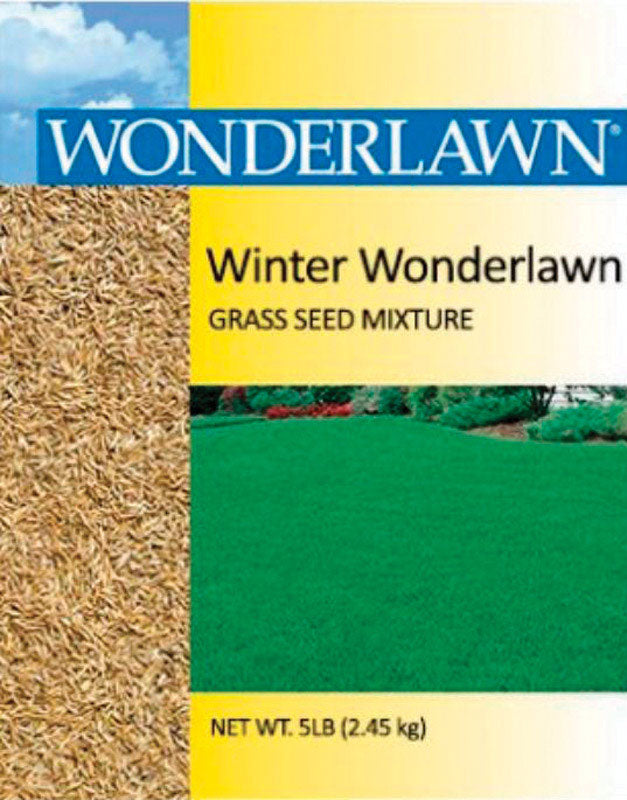 BARENBRUG USA INC, Barenbrug Winter Wonderlawn Italian/Perennial Ryegrass Partial Shade/Sun Grass Seed 5 lb
