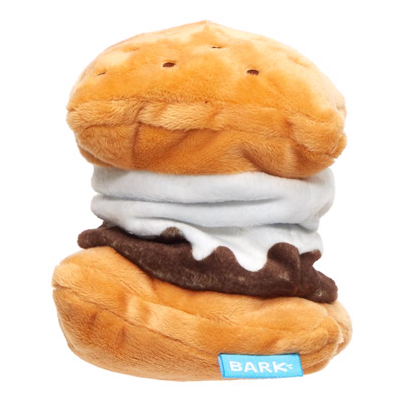 BARKBOX INC, Bark Multicolored Plush More S'mores Dog Toy 1 pk (Pack of 3)