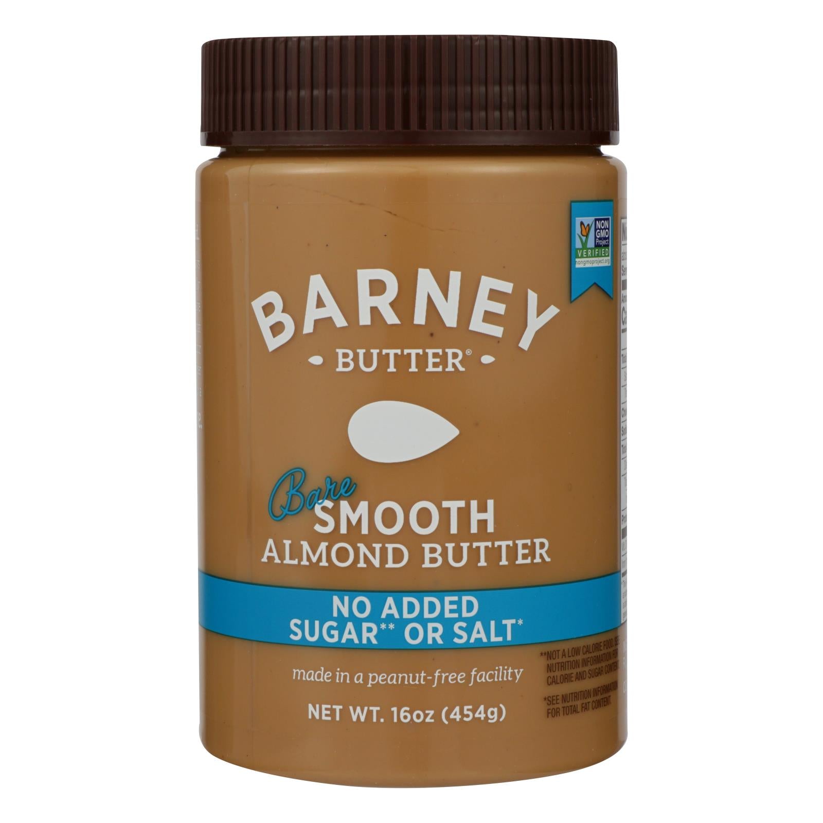 Barney Butter, Barney Butter - Almond Butter - Bare Smooth - Case of 6 - 16 oz. (Pack of 6)