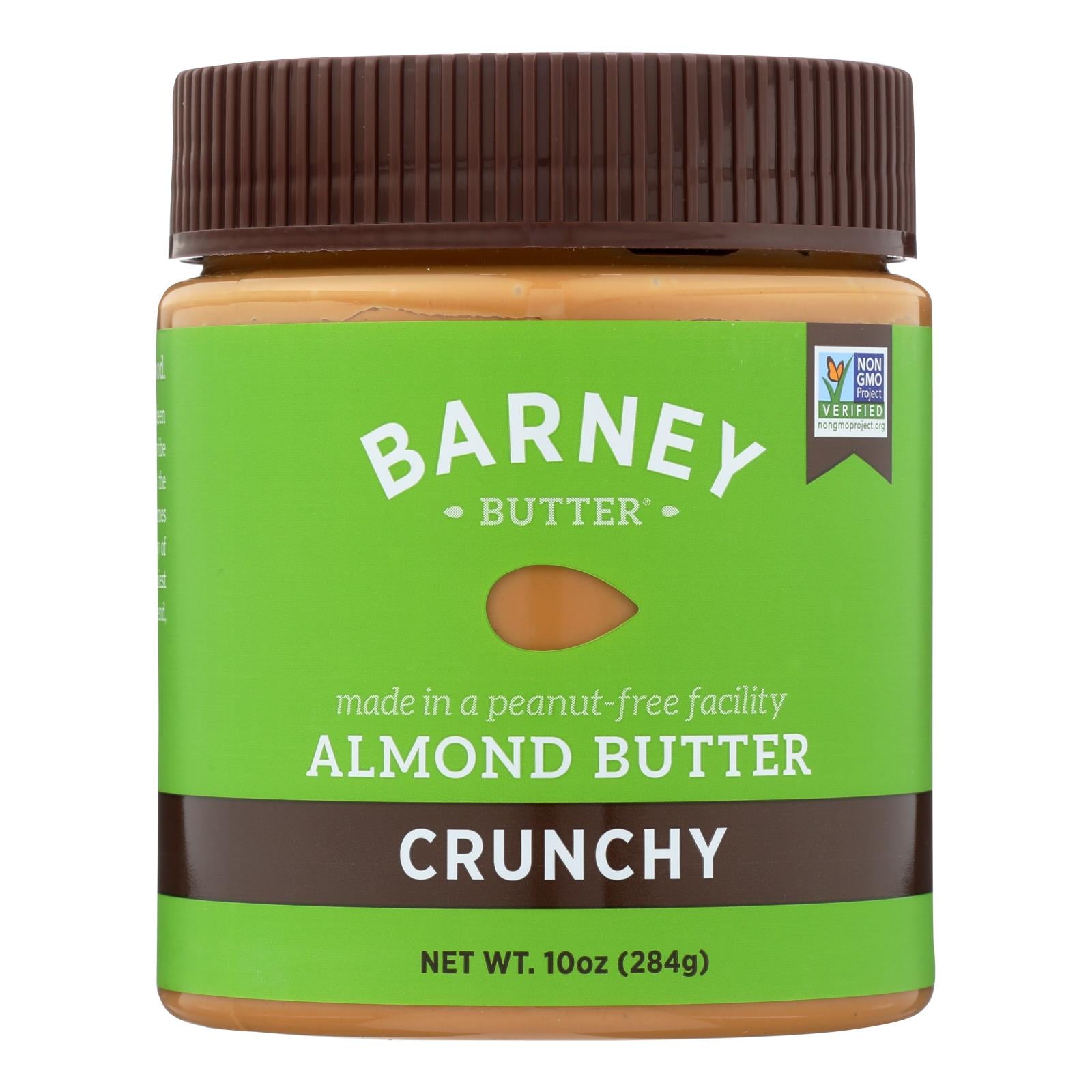 Barney Butter, Barney Butter - Almond Butter - Crunchy - Case of 6 - 10 oz. (Pack of 6)