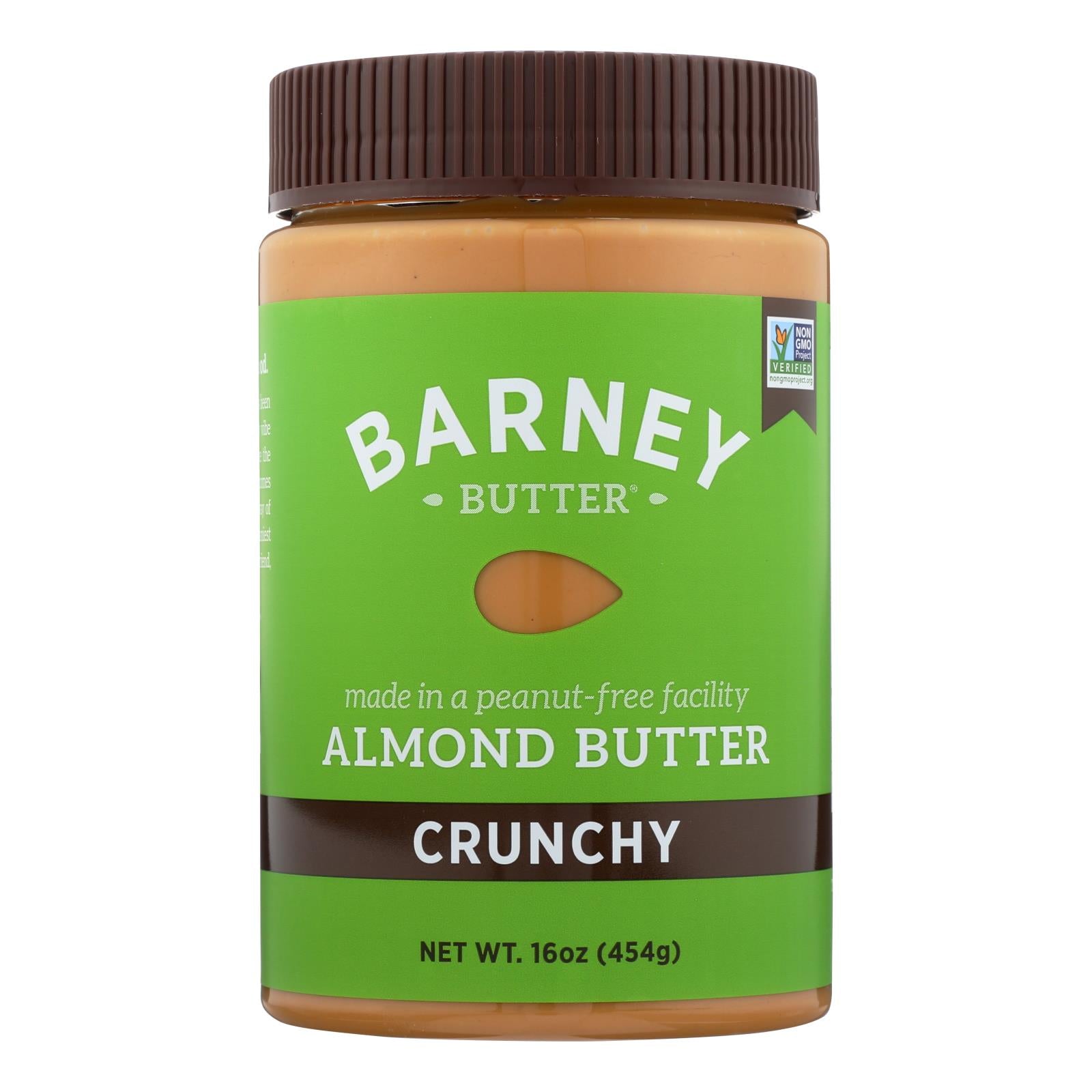 Barney Butter, Barney Butter - Almond Butter - Crunchy - Case of 6 - 16 oz. (Pack of 6)