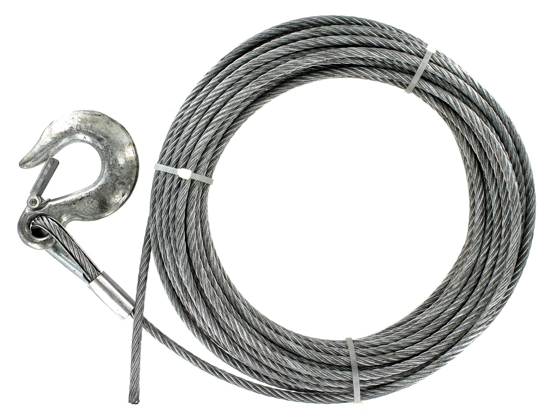 Baron, Baron 09005 50' 1/4 7X19 Galvanized Pre-Cut Cable
