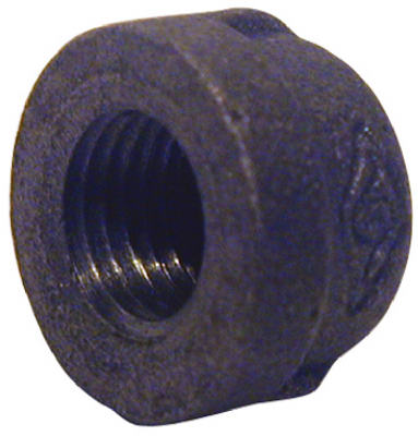 B&K, Bk Products 1 In. Fpt  Black Malleable Iron Cap