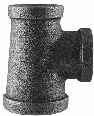 BK Products, Bk Products 1 In. Fpt  X 1 In. Dia. Fpt Black Malleable Iron Reducing Tee