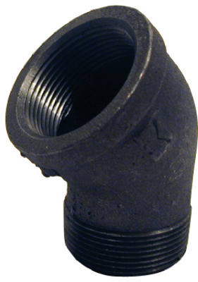 BK Products, Bk Products 1/4 In. Fpt  X 1/4 In. Dia. Mpt Black Malleable Iron Street Elbow