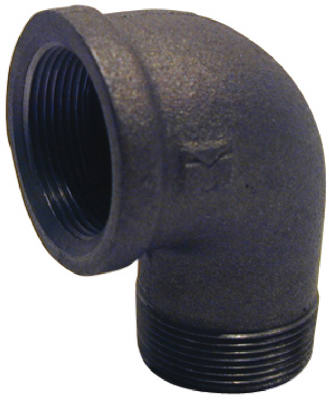 BK Products, Bk Products 3/8 In. Fpt  X 3/8 In. Dia. Mpt Black Malleable Iron Street Elbow