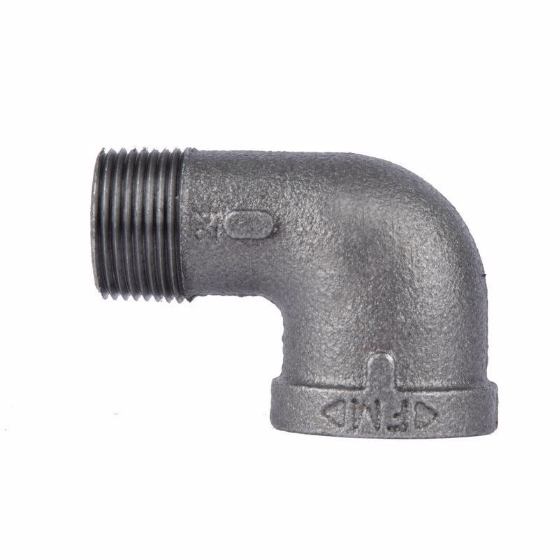 BK Products, Bk Products 3/8 In. Fpt  X 3/8 In. Dia. Mpt Black Malleable Iron Street Elbow