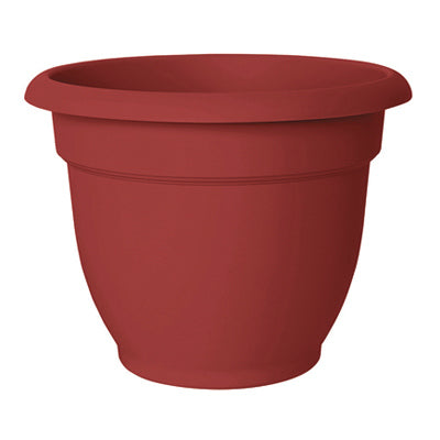 BLOEM LLC, Bloem Ariana 10.1 in. H X 12 in. D Plastic Planter Burnt Red