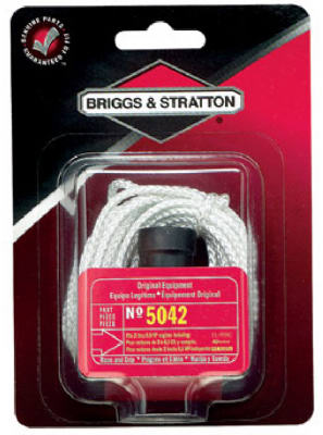 POWER DISTRIBUTORS LLC, Briggs & Stratton Starter Rope and Grip 1 pk