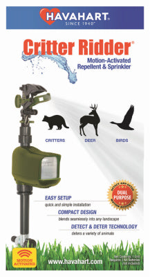 WOODSTREAM CORP, Havahart Critter Ridder Sprinkler Animal Repeller For Outdoor Pests