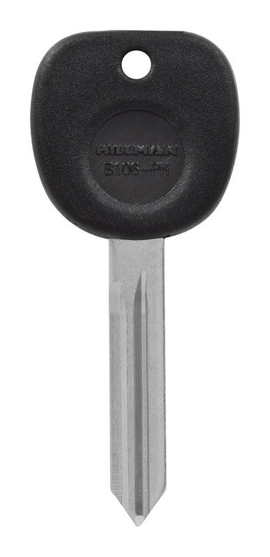 HILLMAN GROUP RSC, Hillman Black & Silver Brass Automotive B106PH Double Sided Key Blank for GM (Pack of 5)