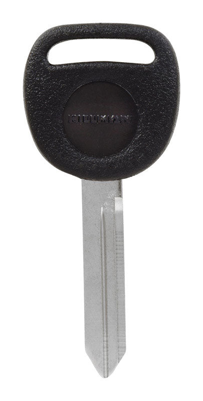 HILLMAN GROUP RSC, Hillman Black/Silver Brass 2-Sided B102PH Automotive Key Blank for GM (Pack of 5)