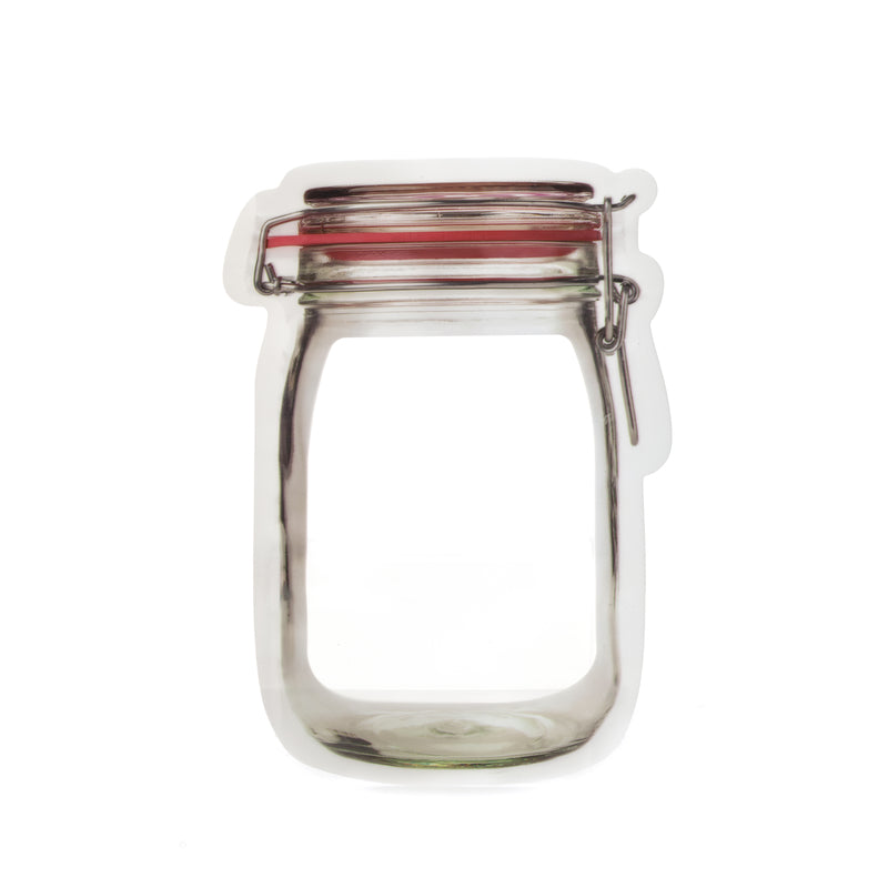 KIKKERLAND DESIGN INC, KIKKERLAND 0.1 in. W X 5.4 in. L Clear Polypropylene Mason Jar Storage Bag (Pack of 24).