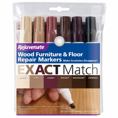 United Industries Corporation, Rejuvenate Assorted Medium Tip Wood and Furniture Repair Markers 6 pk