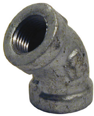 ACE TRADING - STZ INDUSTRIES 1, STZ Industries 1 in. FIP each X 1 in. D FIP Galvanized Malleable Iron 45 Degree Elbow