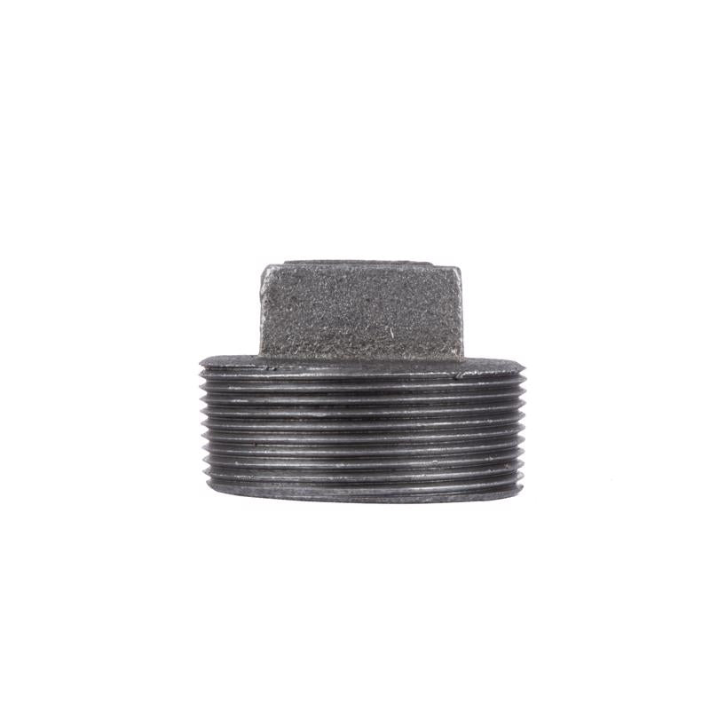 BK Products, STZ Industries 2 in. MIP each Black Malleable Iron Plug