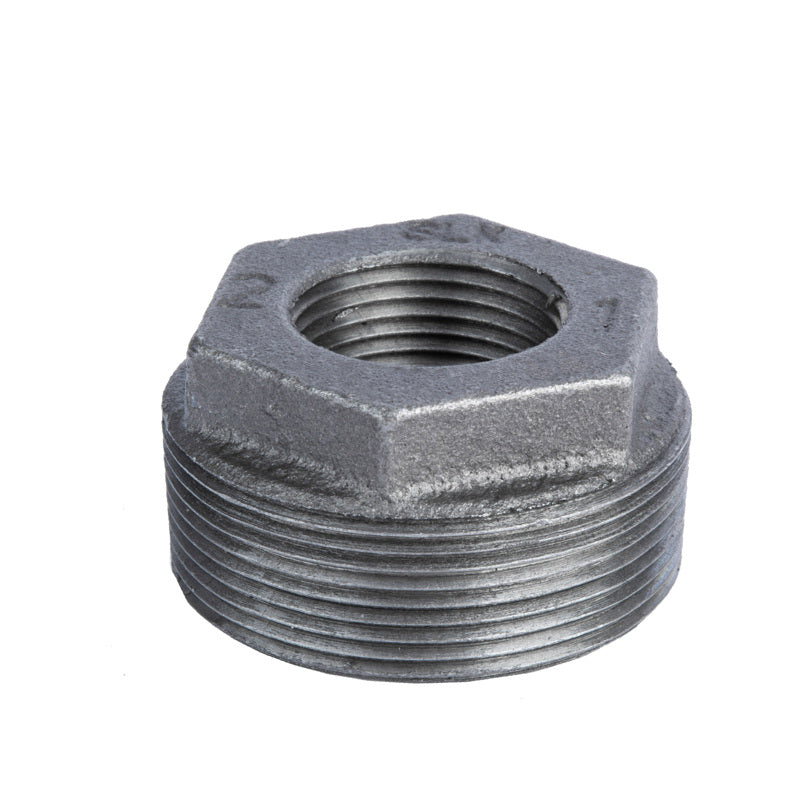 BK Products, STZ Industries 2 in. MIP each X 1 in. D Black Malleable Iron Hex Bushing