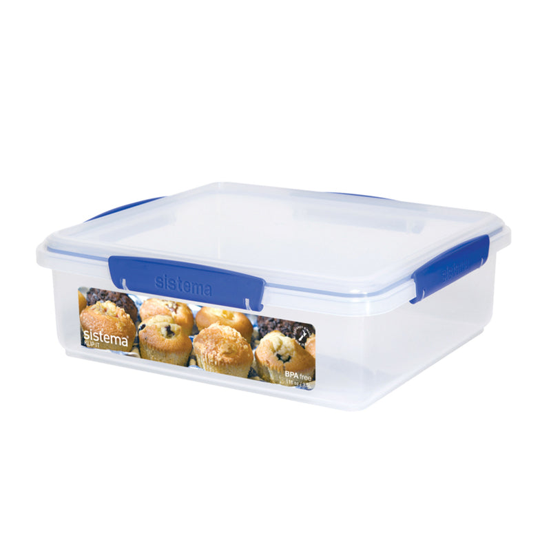 RUBBERMAID INC, Sistema Klip It 118.35 oz Clear Bakery Box 1 pk