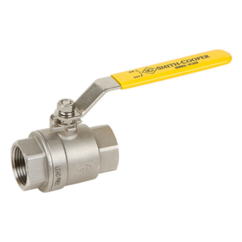 ANVIL INTERNATIONAL, Smith Cooper 3/8 in. 304 Stainless Steel FIP Ball Valve Full Port