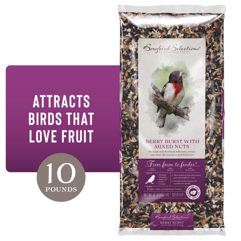 GLOBAL HARVEST FOODS LTD, Songbird Selections Wild Bird Nuts Bird Seed 10 lb
