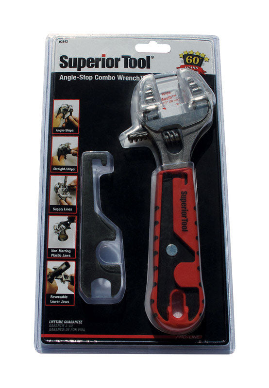 HANSON C H COMPANY, Superior Tool Pipe Wrench Red 1 pc